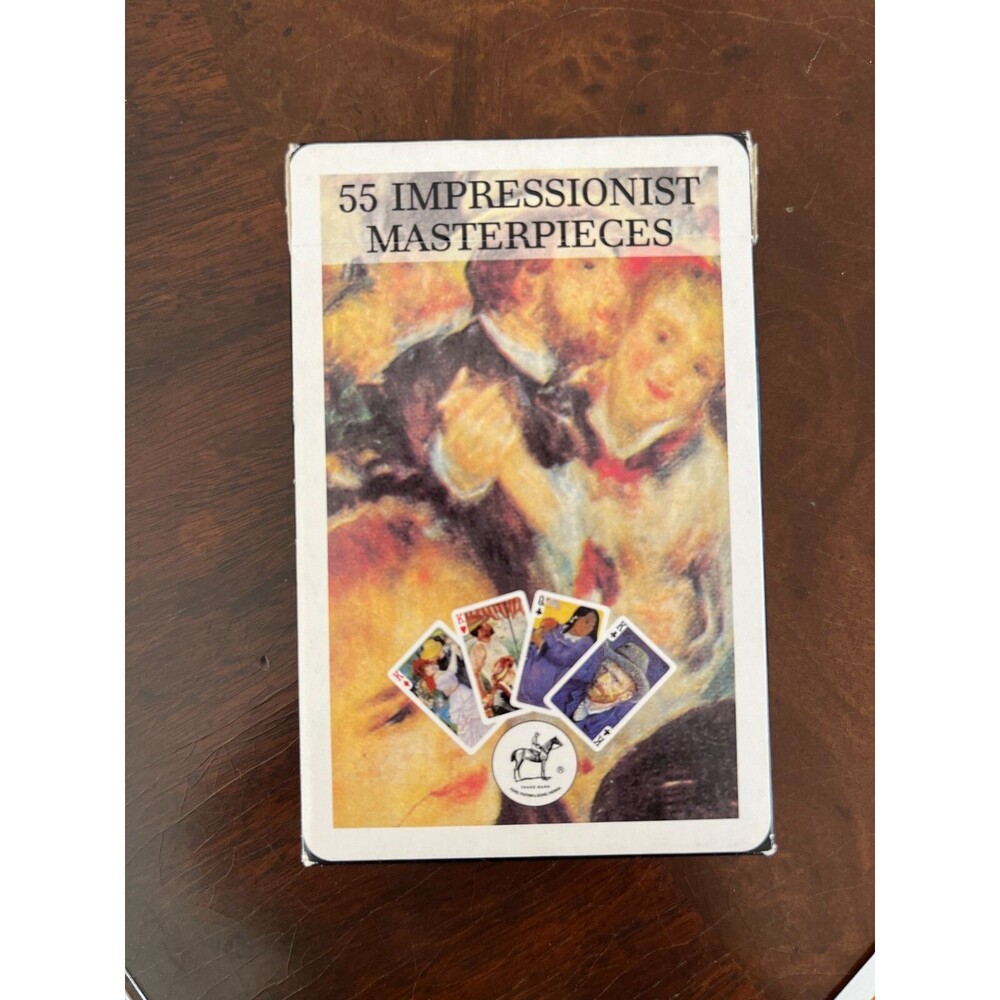 PIATNIK Playing Cards: 55 DIFFERENT Impressionist Masterpieces Made in Austria